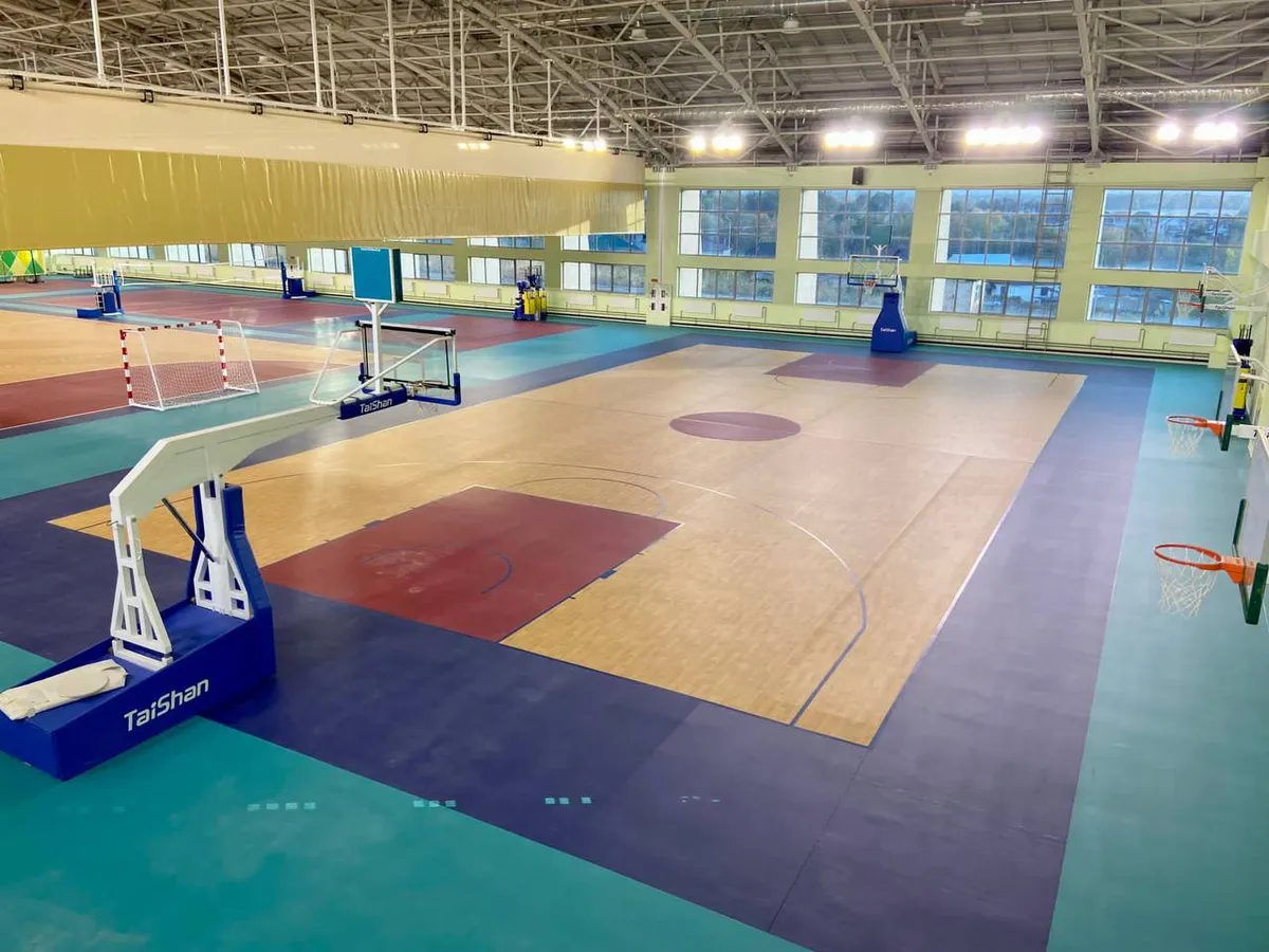 Спортивная арена «Олимпийская деревня» с покрытием Grabo